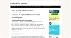 Desktop Screenshot of eliminazionespyware.com